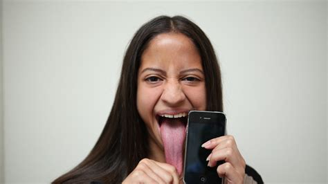 Woman Has The Longest Tongue In The World 